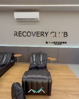 Visão geral do Recovery Club da Performa Tennis